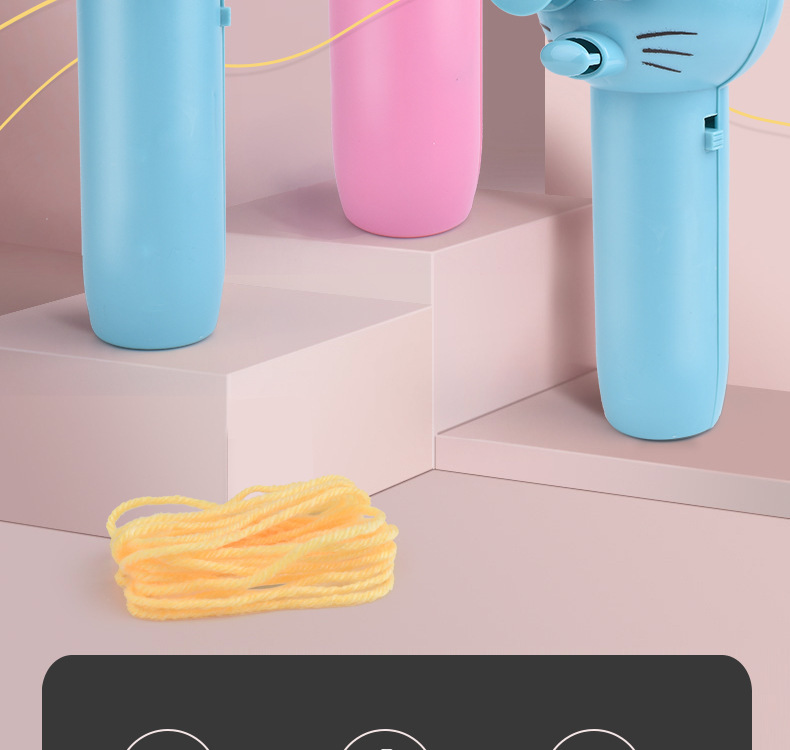 Cross-Border Rope Transmitter New Exotic Decompression Toy Zipstring TikTok Fun Electric Propeller Funny Cat