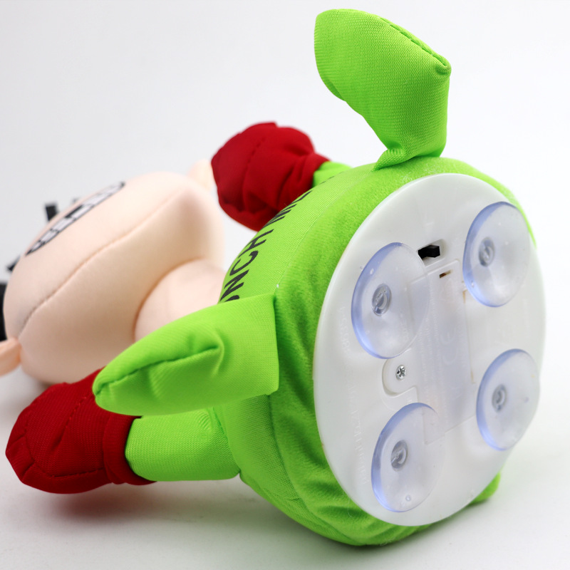 Cross-Border Supply Beaten Punch Me Villain Electric Plush Toy Creative Vent Scream Doll TikTok Same Style