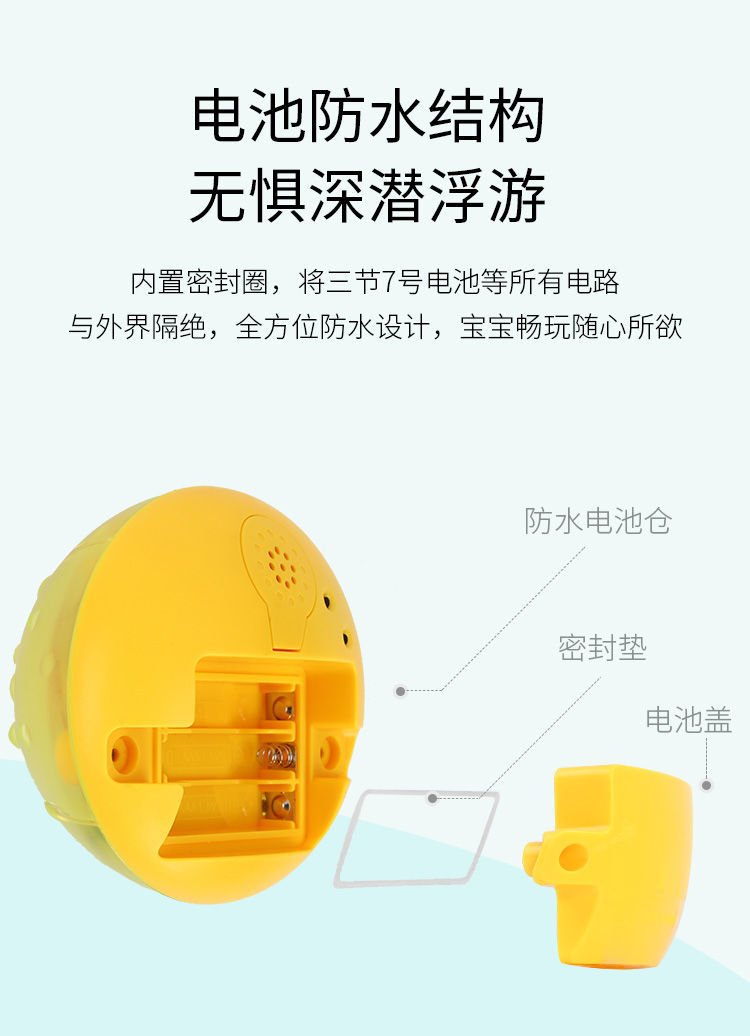 Tiktok Electric Induction Water Spray Ball Children Bathroom Water Playing Toy Baby Bath Play Water Automatic with Light Music