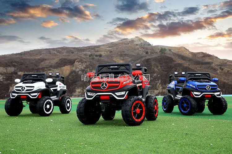 Children's Electric Car Four-Wheel Remote Control off-Road Baby's Toy Car Adult Double Oversized Baby Carriage