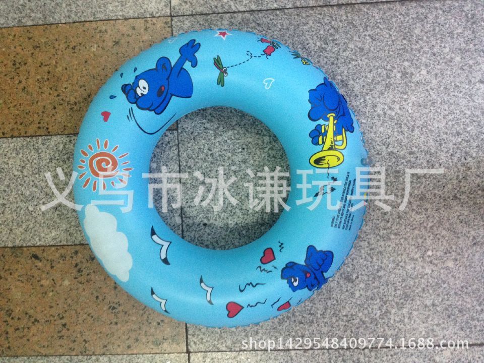 Toys children&#039;s inflatable toys 50cm heavy swimming laps lumbar circle arm circle factory outlet