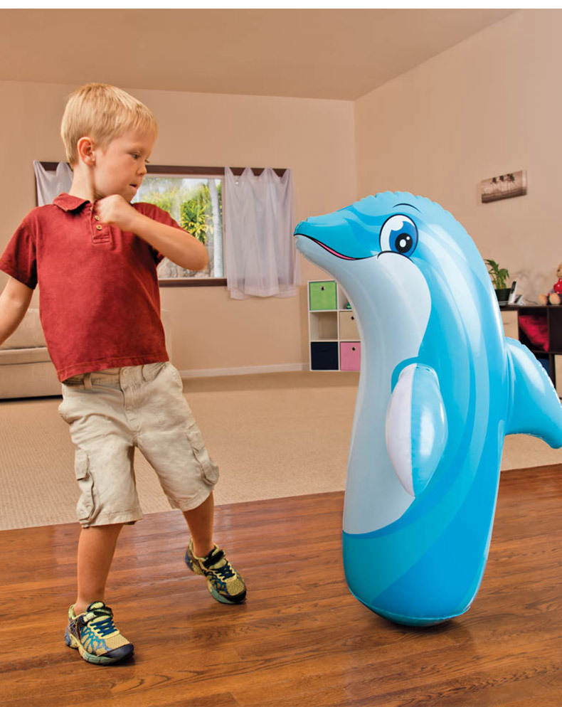 Intex44669 Inflatable Underwater Tumbler Children Boxing Bag Toys Inflatable Toys Fitness Early Education 3D