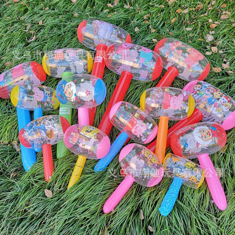 Peiqi VC Inflatable Hammer Inflatable Hammer Pinch Ring with Bell Scan Code Promotional Gifts Inflatable Toys Wholesale Peiqi VC Inflatable Hammer Inflatable Hammer Pinch Ring with Bell Scan Code Promotional Gifts Inflatable Toys Wholesale