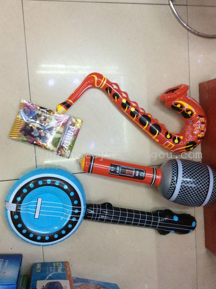 PVC inflatable toys Festival party party inflatable supplies inflatable instrument microphone PVC inflatable toys Festival party party inflatable supplies inflatable instrument microphone