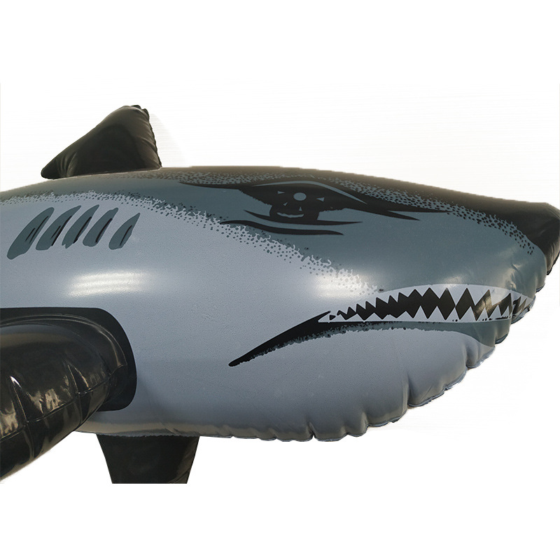 Factory Supply Inflatable Toys Inflatable Shark Toy PVC Children Playing Water Inflatable Shark Spot