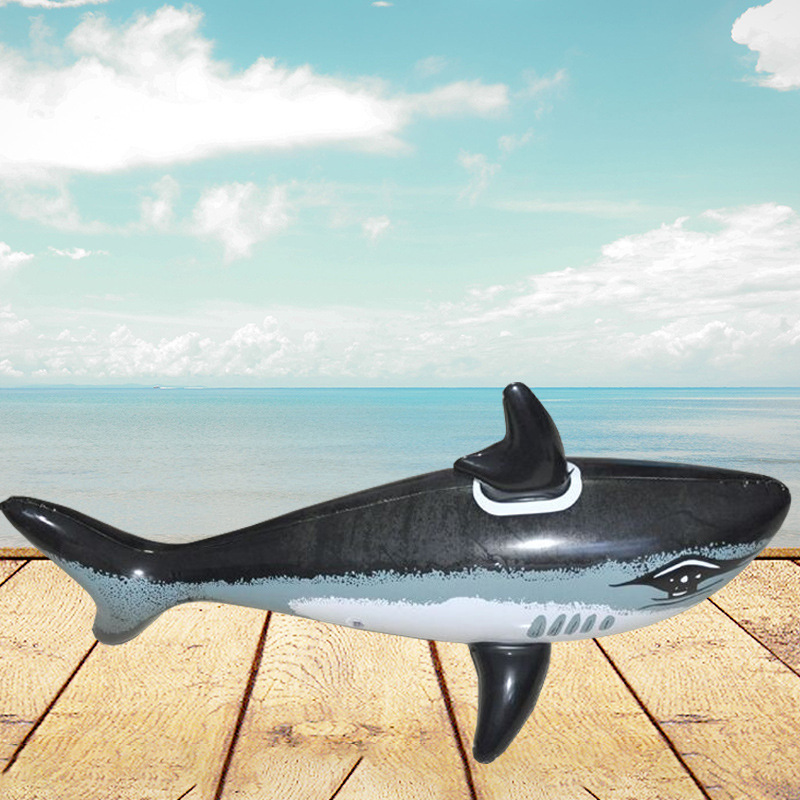 Factory Supply Inflatable Toys Inflatable Shark Toy PVC Children Playing Water Inflatable Shark Spot