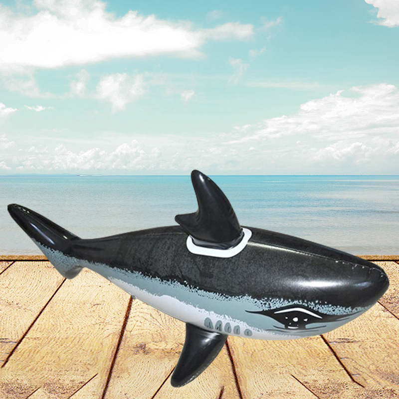 Factory Supply Inflatable Toys Inflatable Shark Toy PVC Children Playing Water Inflatable Shark Spot