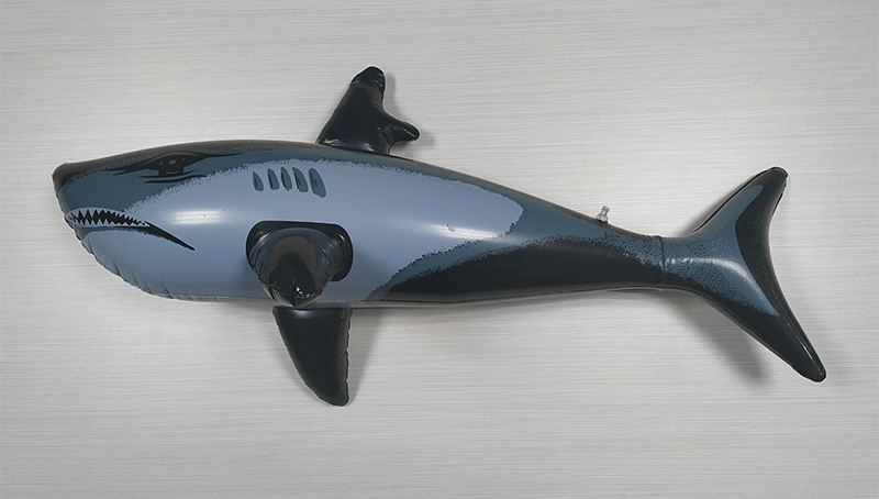 Factory Supply Inflatable Toys Inflatable Shark Toy PVC Children Playing Water Inflatable Shark Spot