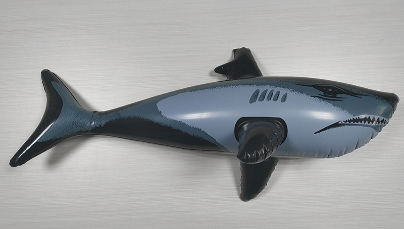 Factory Supply Inflatable Toys Inflatable Shark Toy PVC Children Playing Water Inflatable Shark Spot