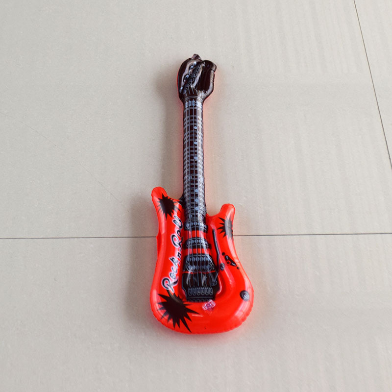 Spot PVC Children's Inflatable Toys Inflatable Guitar Bar Party Flexible Stage Props Inflatable Musical Instruments
