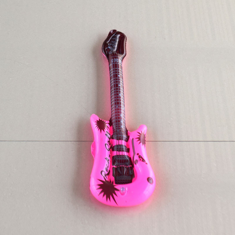 Spot PVC Children's Inflatable Toys Inflatable Guitar Bar Party Flexible Stage Props Inflatable Musical Instruments