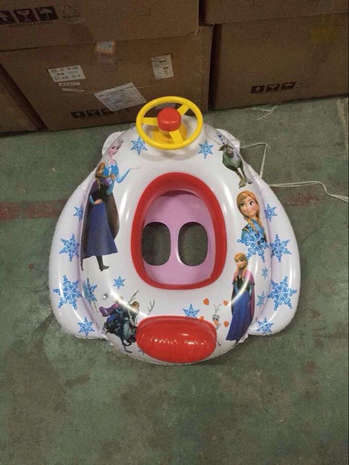 PVC inflatable toys children's toys toys car sitting on the water boats