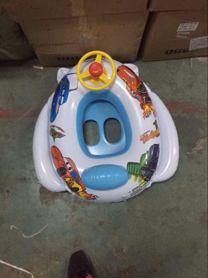 PVC inflatable toys children's toys toys car sitting on the water boats