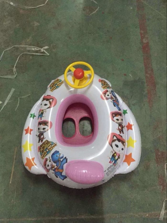 PVC inflatable toys children's toys toys car sitting on the water boats