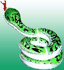 Large Green Snake inflatable toys