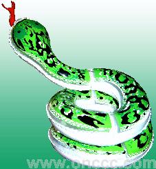 Large Green Snake inflatable toys