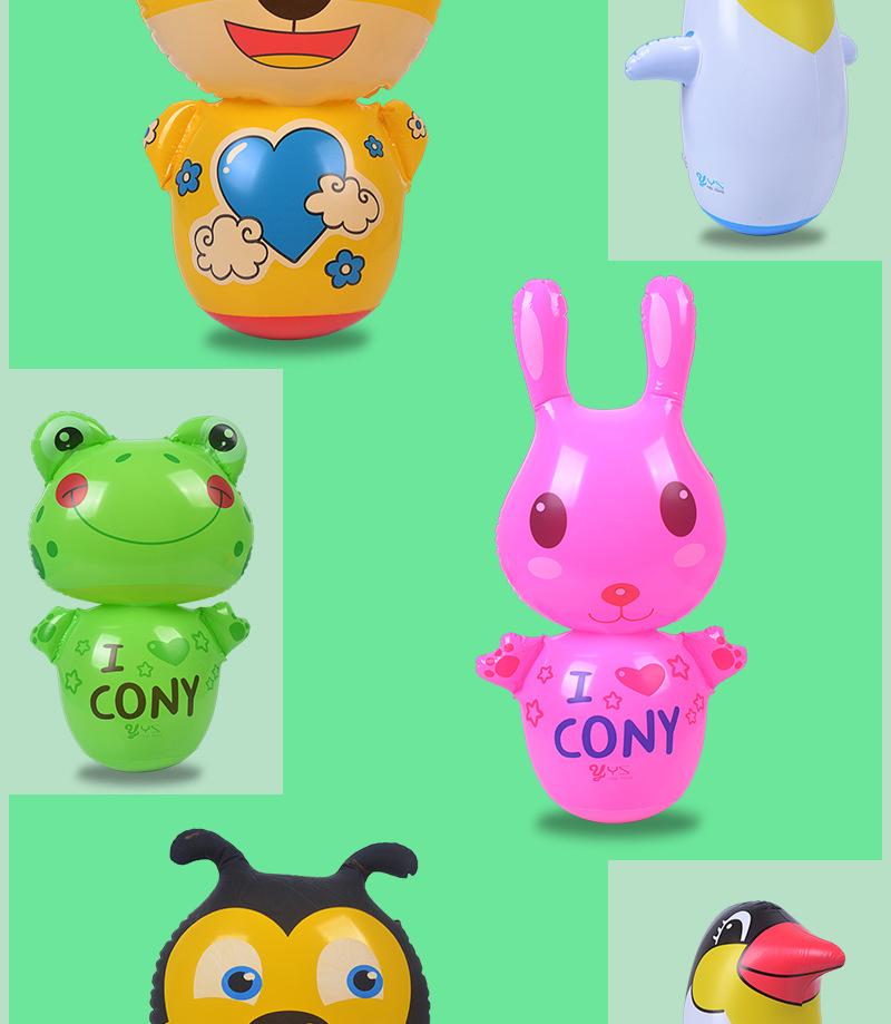 PVC Inflatable Toys Children's Stall Toys Wholesale Yiwu Factory Direct Sales Stall Hot Sale Small Inflatable Can Not Fall