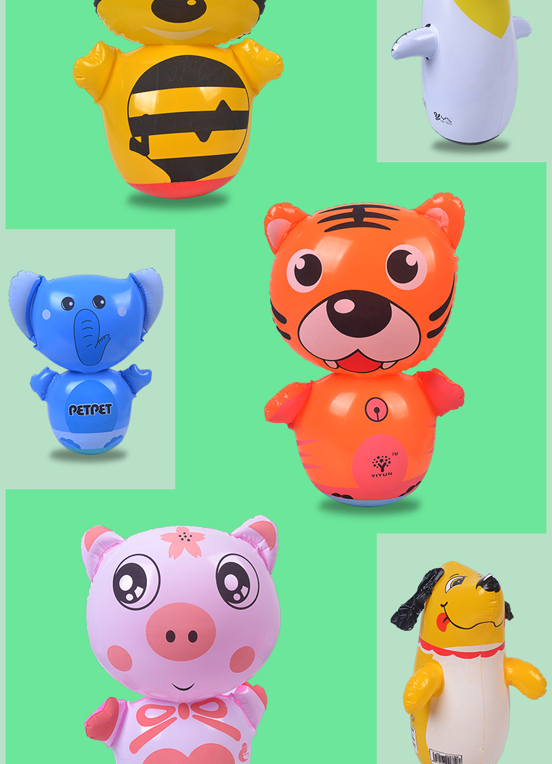 PVC Inflatable Toys Children's Stall Toys Wholesale Yiwu Factory Direct Sales Stall Hot Sale Small Inflatable Can Not Fall