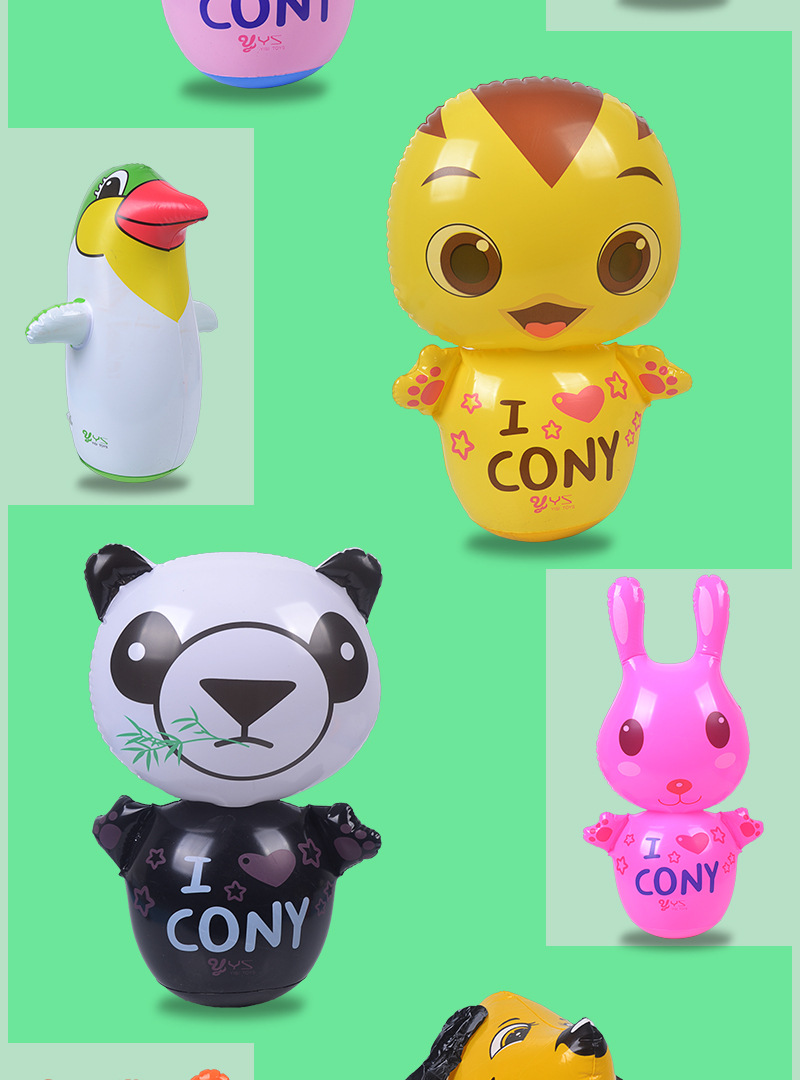 PVC Inflatable Toys Children's Stall Toys Wholesale Yiwu Factory Direct Sales Stall Hot Sale Small Inflatable Can Not Fall