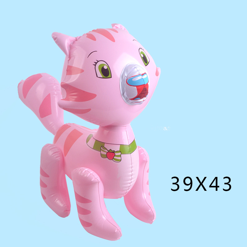 Supply Inflatable Animals Large Strawberry Cat Wholesale Toys Animal Inflatable Toys Wholesale