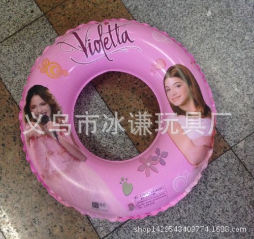 Inflatable toys children toy 50cm cartoon smooth waist swim ring arm circle ring