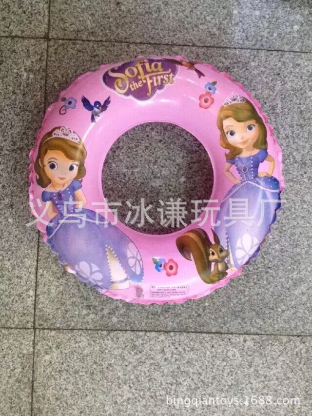 Inflatable toys children toy 50cm cartoon smooth waist swim ring arm circle ring