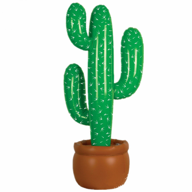 Factory in Stock Wholesale PVC Inflatable Coconut Tree Inflatable Toys Coconut Tree Props Cactus Potted Props