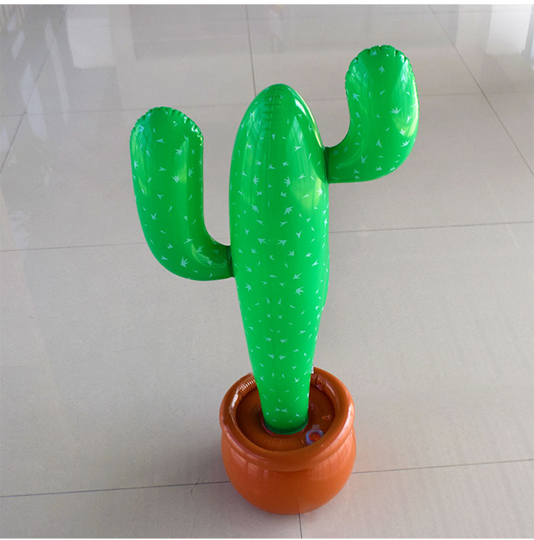 Factory in Stock Wholesale PVC Inflatable Coconut Tree Inflatable Toys Coconut Tree Props Cactus Potted Props