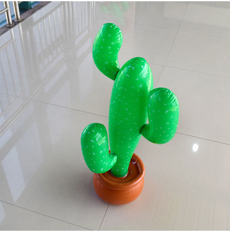 Factory in Stock Wholesale PVC Inflatable Coconut Tree Inflatable Toys Coconut Tree Props Cactus Potted Props