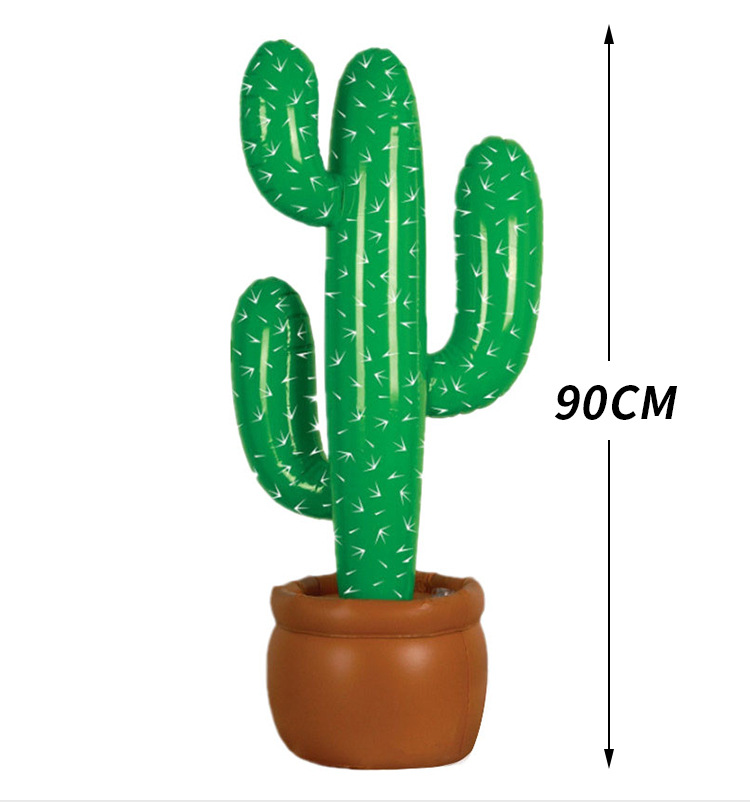 Factory in Stock Wholesale PVC Inflatable Coconut Tree Inflatable Toys Coconut Tree Props Cactus Potted Props