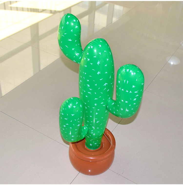 Factory in Stock Wholesale PVC Inflatable Coconut Tree Inflatable Toys Coconut Tree Props Cactus Potted Props