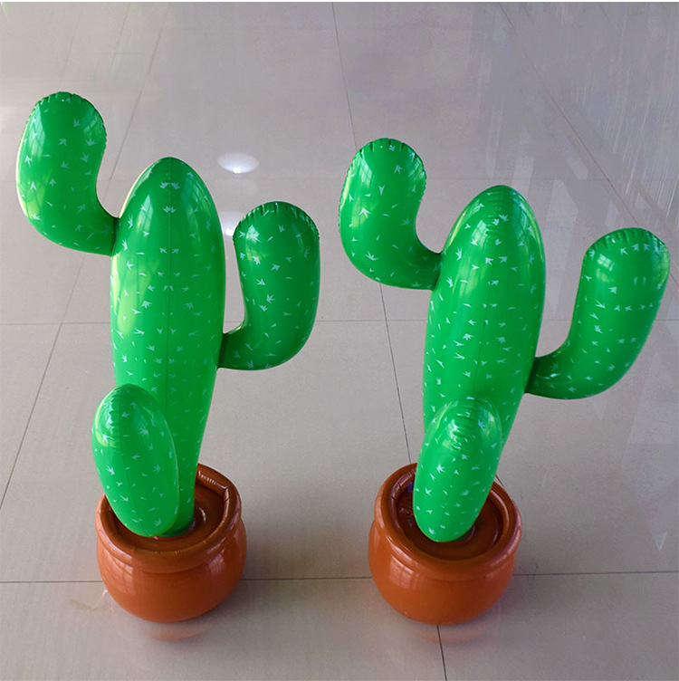Factory in Stock Wholesale PVC Inflatable Coconut Tree Inflatable Toys Coconut Tree Props Cactus Potted Props