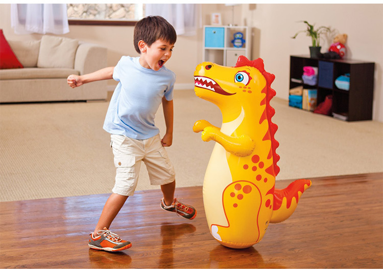 Intex 44669 3D Animal Tumbler Children's Inflatable Toys Boxing Bag Bottom Water Injection Leisure Toys