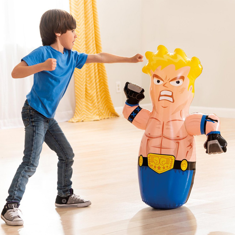 Intex 44669 3D Animal Tumbler Children's Inflatable Toys Boxing Bag Bottom Water Injection Leisure Toys