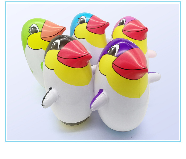 Factory Special Offer Large 70 Inflatable Penguins Tumbler Children's PVC Inflatable Toys Colorful Penguin Gift Stall Factory Special Offer Large 70 Inflatable Penguins Tumbler Children's PVC Inflatable Toys Colorful Penguin Gift Stall