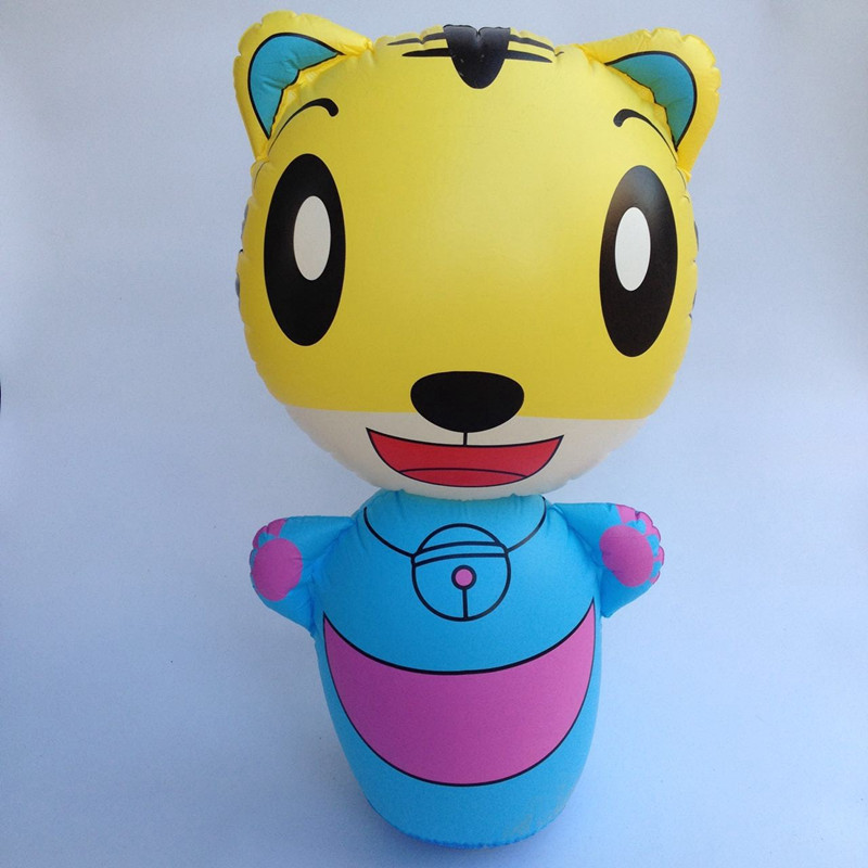 Factory Direct Sales Large Inflatable Tumbler 90cm Inflatable Toys Wholesale Cartoon Magic Ball Stall Hot Sale