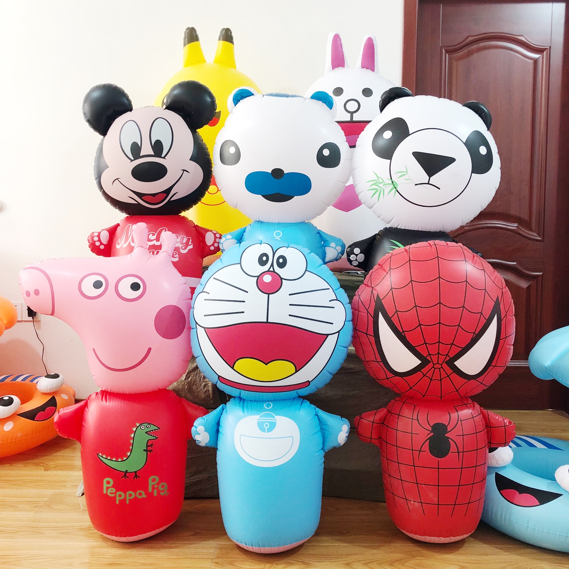 Stall Toy Supply Large Thicker Inflatable PVC Toys Tumbler Inflatable Toys Children&#039;s Inflatable Toys