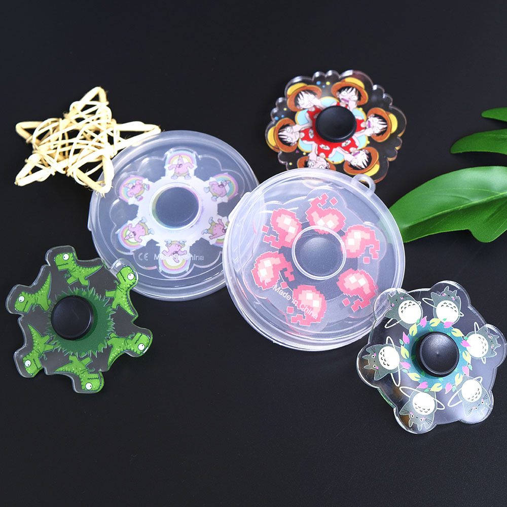 Internet Hot Dynamic Gyro TikTok 3D Anime Dynamic Gyro New Exotic Pressure Reduction Toy Fingertip Gyro