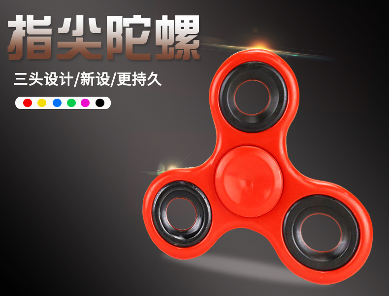 Fingertip gyro finger gyro interphalangeal Gyro tri-leaf decompression Palm Toy Fingertip gyro finger gyro interphalangeal Gyro tri-leaf decompression Palm Toy