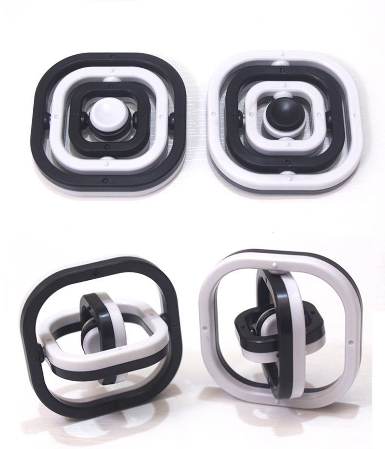 Flip Hand Spinner 3D Infinite Flip Gyro Creative Fingertip Gyro Decompression Toy Latest Amazon Toys