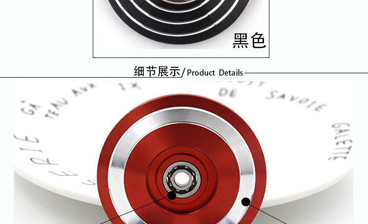 Cross-Border Hot Sale Aluminum Alloy Captain America Fingertip Gyro Metal Iron Man Hand Spinner Adult Stress Relief Toys