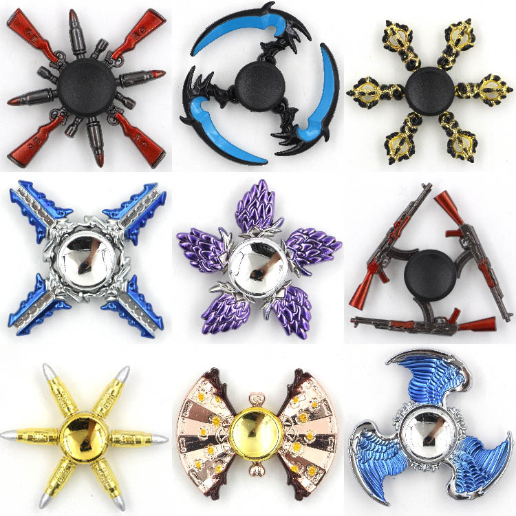 New King Weapon Chicken-Eating Fingertip Gyro Glory Fortnite Hand Spinner Surrounding the Game Pressure Reduction Toy