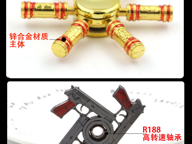 New King Weapon Chicken-Eating Fingertip Gyro Glory Fortnite Hand Spinner Surrounding the Game Pressure Reduction Toy New King Weapon Chicken-Eating Fingertip Gyro Glory Fortnite Hand Spinner Surrounding the Game Pressure Reduction Toy