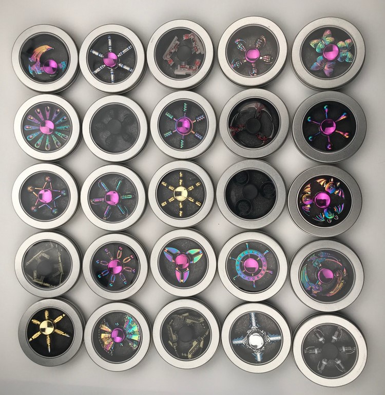 Windmill Fingertip Gyro Children's Toy Primary and Secondary School Students Adult Pressure Relief Relieving Stuffy Metal Hand Spinner Hand Spinner Windmill Fingertip Gyro Children's Toy Primary and Secondary School Students Adult Pressure Relief Relieving Stuffy Metal Hand Spinner Hand Spinner