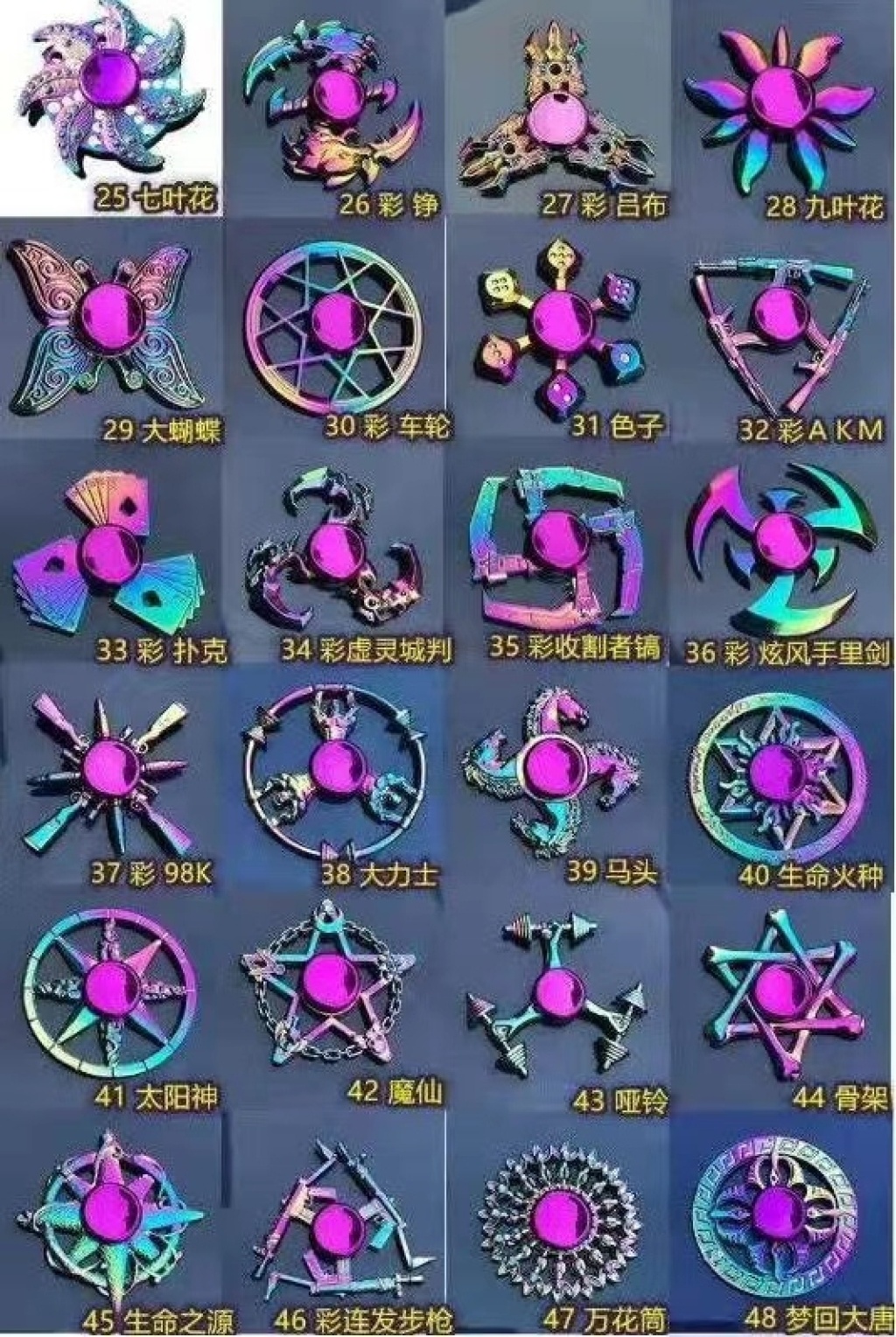 Windmill Fingertip Gyro Children's Toy Primary and Secondary School Students Adult Pressure Relief Relieving Stuffy Metal Hand Spinner Hand Spinner Windmill Fingertip Gyro Children's Toy Primary and Secondary School Students Adult Pressure Relief Relieving Stuffy Metal Hand Spinner Hand Spinner