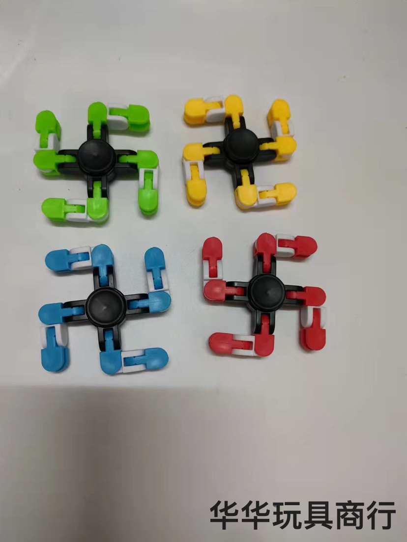 New Four-Corner Three-Section Fingertip Gyro Fingertip Gyro Stall Hot Selling Fingertip Gyro