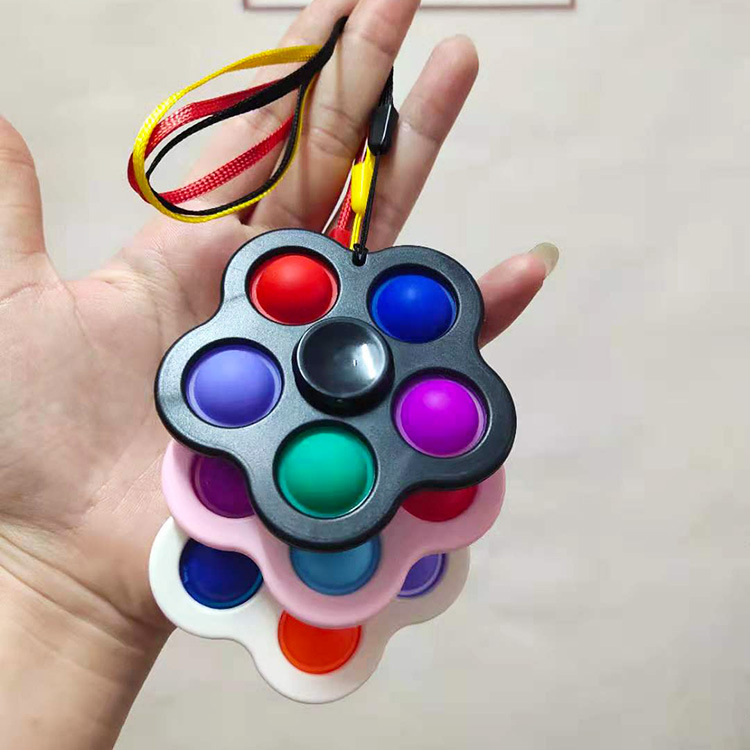 Finger Bubble Music Fingertip Gyro Two-in-One Pendant Decompression Feel Pressing Puzzle Decompression Toy Finger Bubble Music Fingertip Gyro Two-in-One Pendant Decompression Feel Pressing Puzzle Decompression Toy