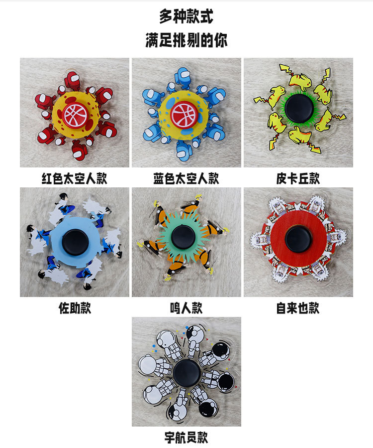 Tiktok's Same Naruto Fingertip Gyro Naruto Sasuke Dynamic Gyro Hand Spinner Tiktok's Same Naruto Fingertip Gyro Naruto Sasuke Dynamic Gyro Hand Spinner