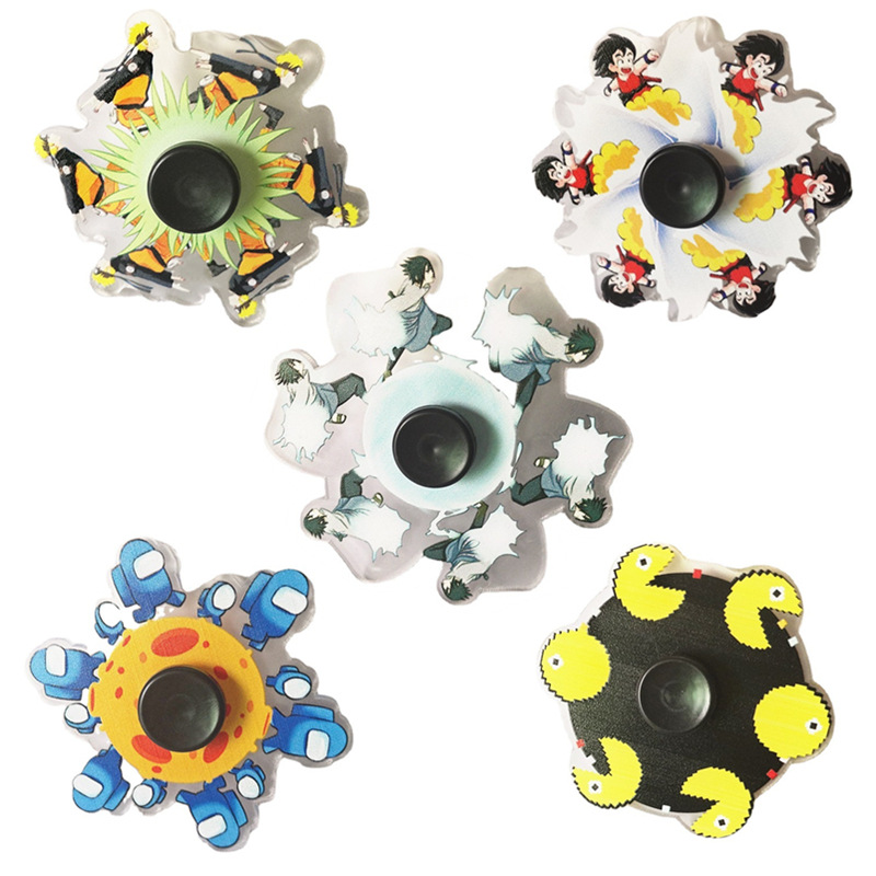 Tiktok&#039;s Same Naruto Fingertip Gyro Naruto Sasuke Dynamic Gyro Hand Spinner