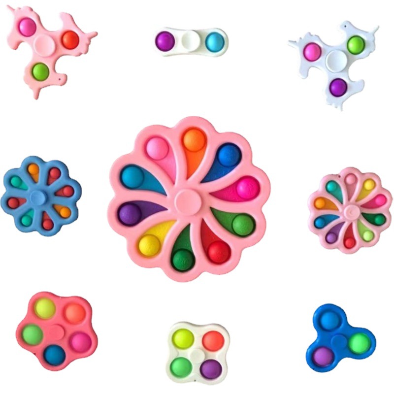Amazon Hot Sale Rat Killer Pioneer Fingertip Gyro Decompression Toy Vent Pressing Bubble Music Toy Pressure Reduction Toy